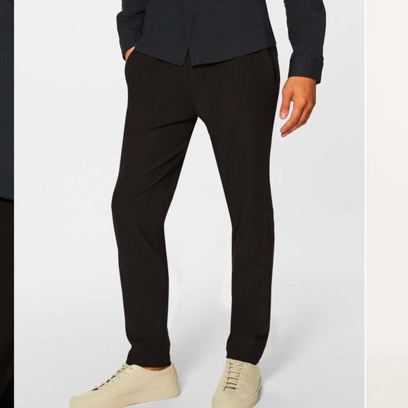 Lululemon Men’s Commission Pant Slim *Warpstreme in Black - Picture 1 of 16